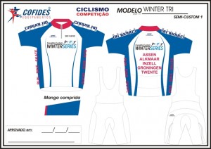 nederlandse winter triathlon custom jersey